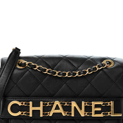 Chanel Calfskin Quilted Small Enchained Flap Black 8 of 14