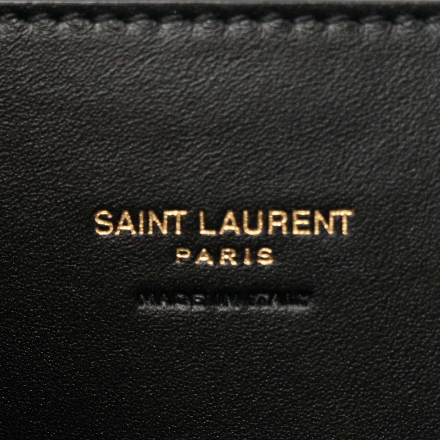 Smooth Calfskin Suede Medium Reversible Monogram Kate Satchel Black