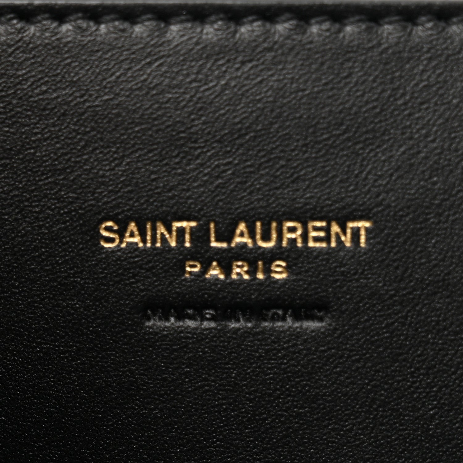 Saint Laurent Smooth Calfskin Suede Medium Reversible Monogram Kate Satchel Black 6 of 13