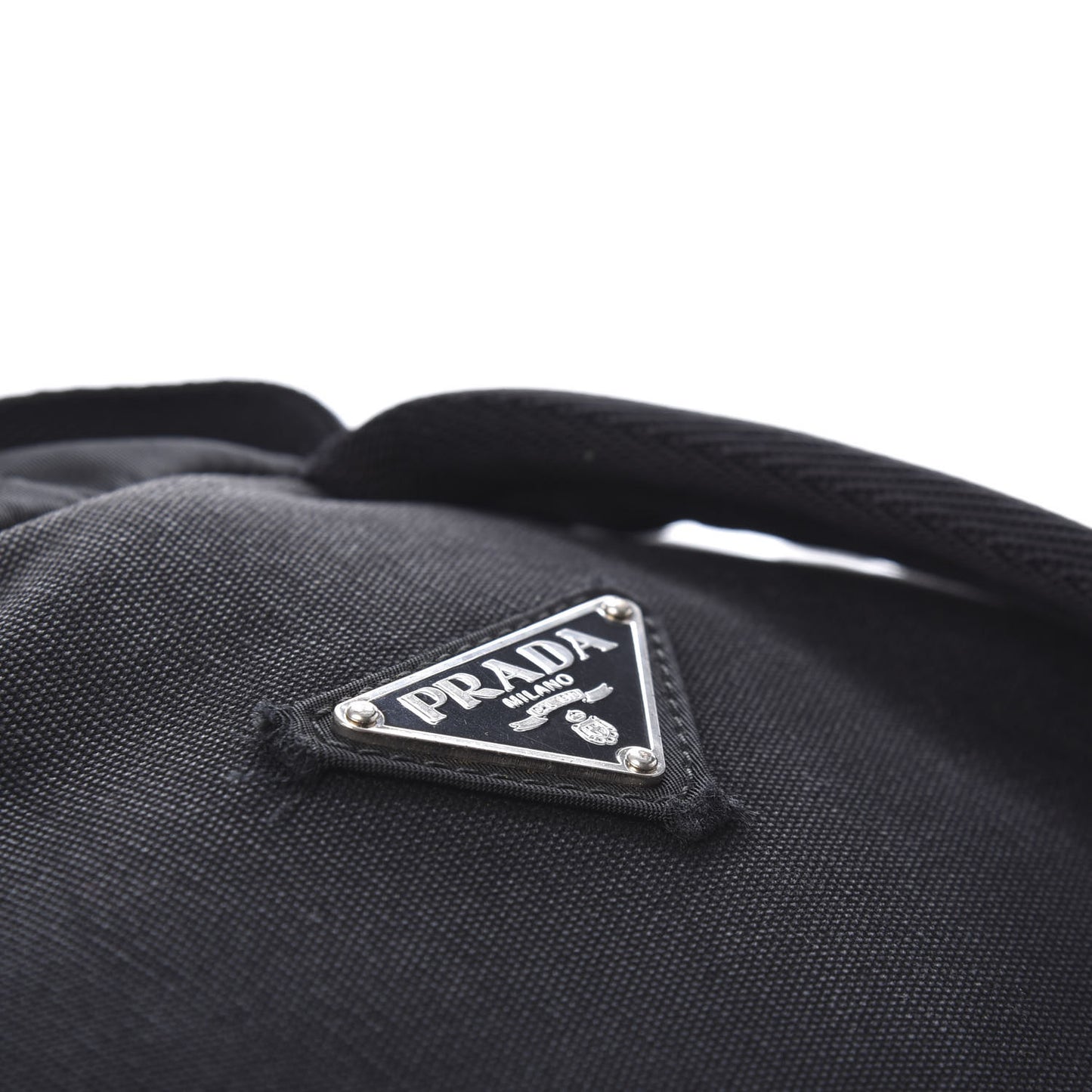Tessuto Nylon Montagna Double Buckle Backpack Black