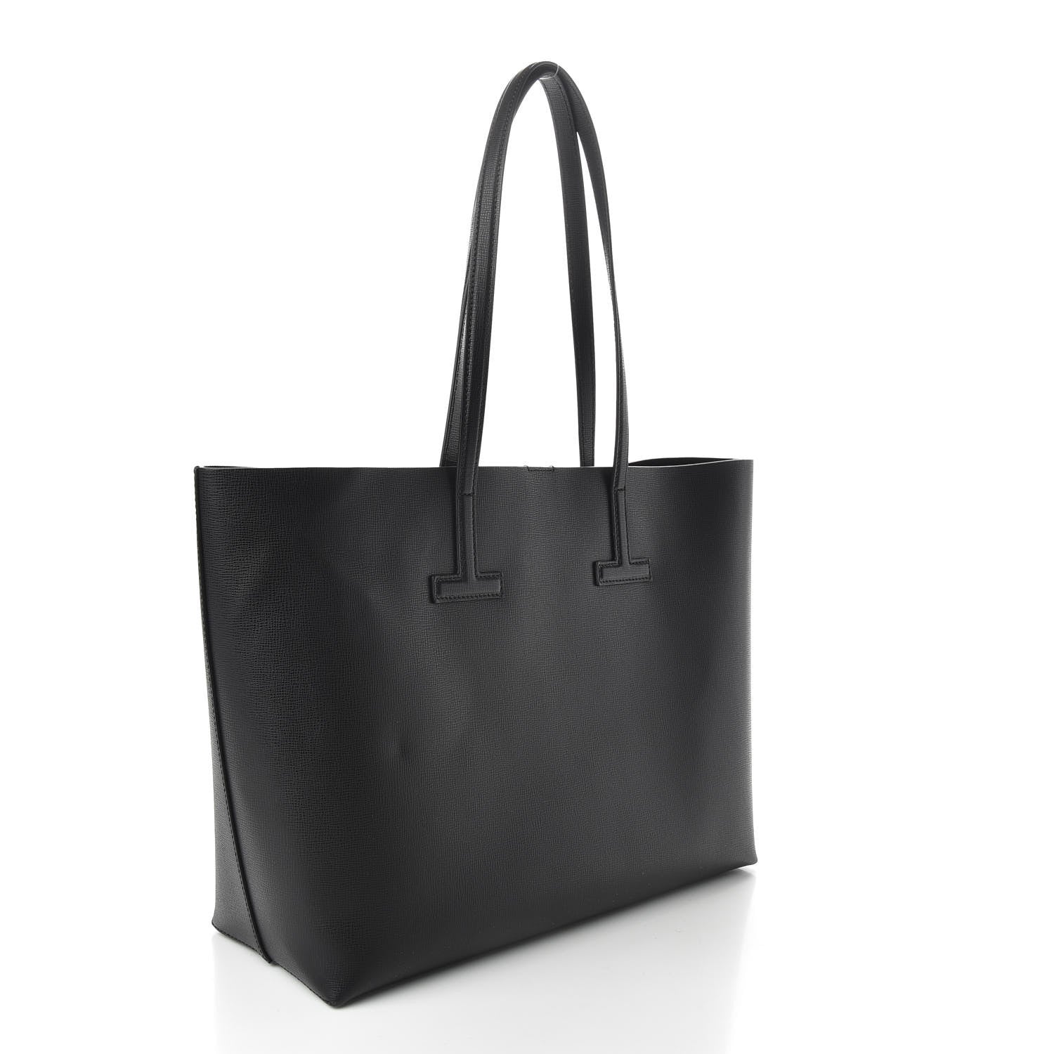 Tom Ford Saffiano Small T Tote Black 3 of 9