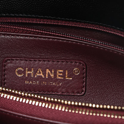 Chanel Caviar Quilted Small Coco Handle Flap Black 6 of 12
