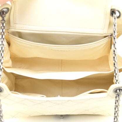 Chanel Aged Calfskin Quilted Reissue 2.55 Accordion Flap White 5 of 18