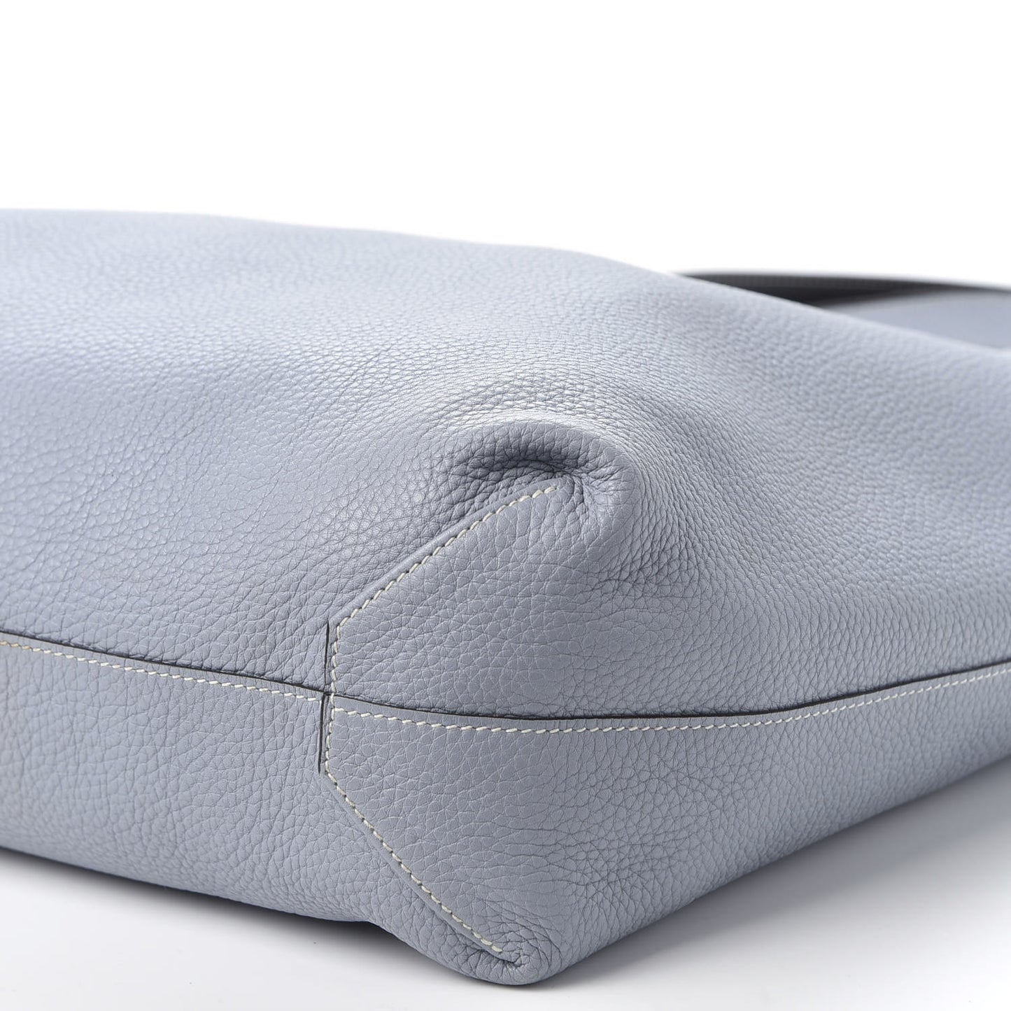 Taurillon Clemence Double Sens 36 Reversible Tote Bleu Lin Bleu Obscur