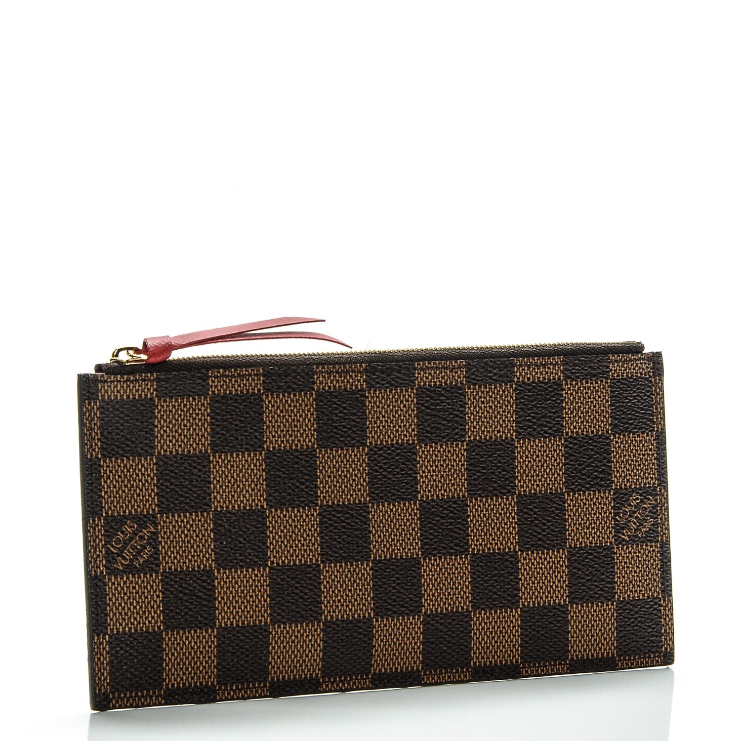 Louis Vuitton Damier Ebene Felicie Chain Wallet Zippered Insert 3 of 6
