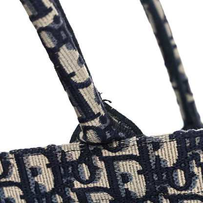 Christian Dior Oblique Medium Book Tote Blue Multicolor 14 of 16
