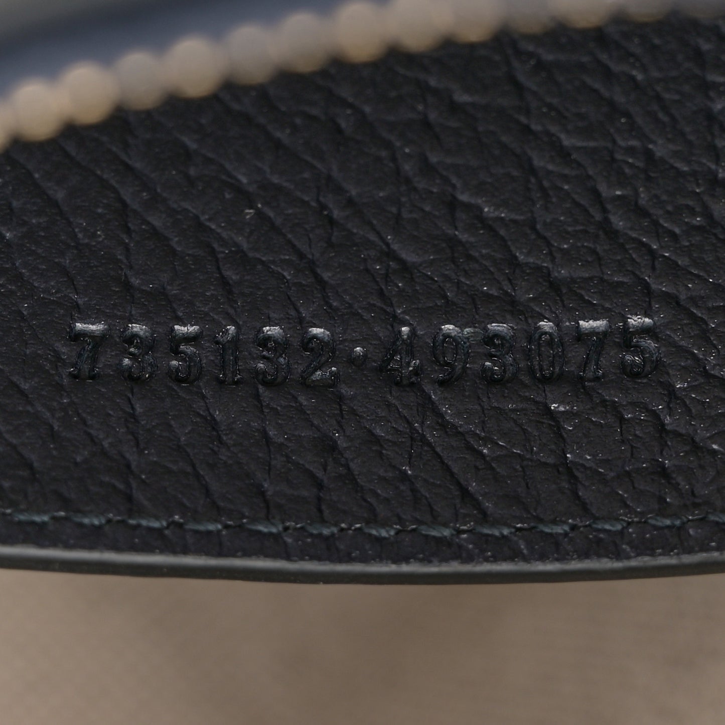 GG Supreme Monogram Textured Dollar Calfskin Web Small Ophidia GG Handbag Beige Blue