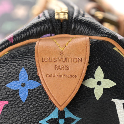 Louis Vuitton Monogram Multicolor Keepall 45 Black 6 of 11