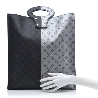 Louis Vuitton Monogram Eclipse Split Tote 2 of 9