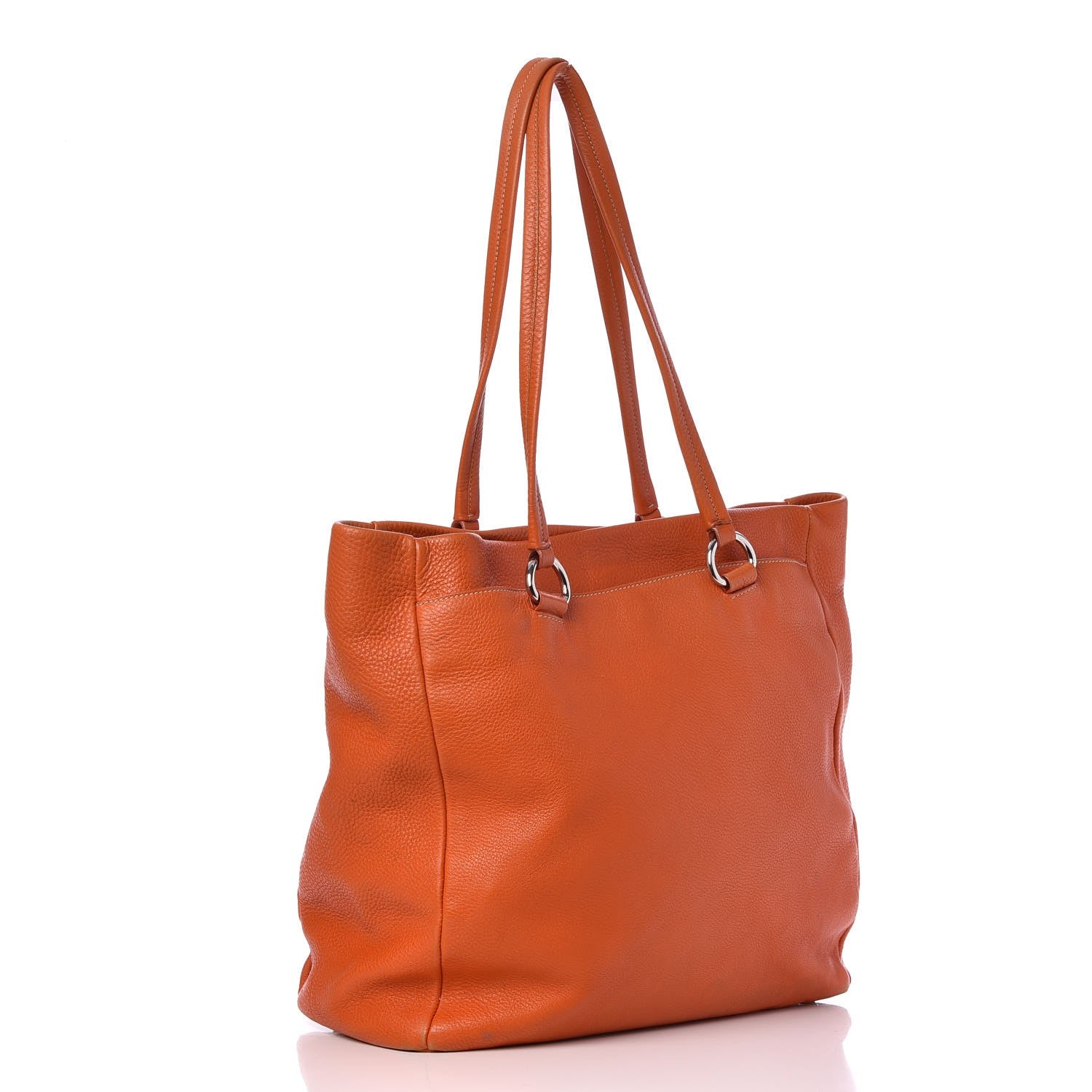 Prada Vitello Daino Shopping Tote Rame 3 of 13
