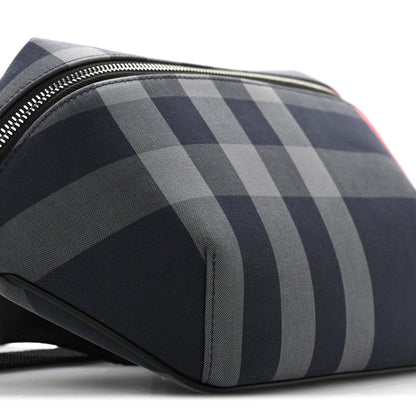 Burberry House Check Sonny Bum Bag Navy Grey 10 of 11