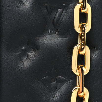 Louis Vuitton Lambskin Embossed Monogram Coussin iPhone 13 Pro Bumper Black 7 of 11