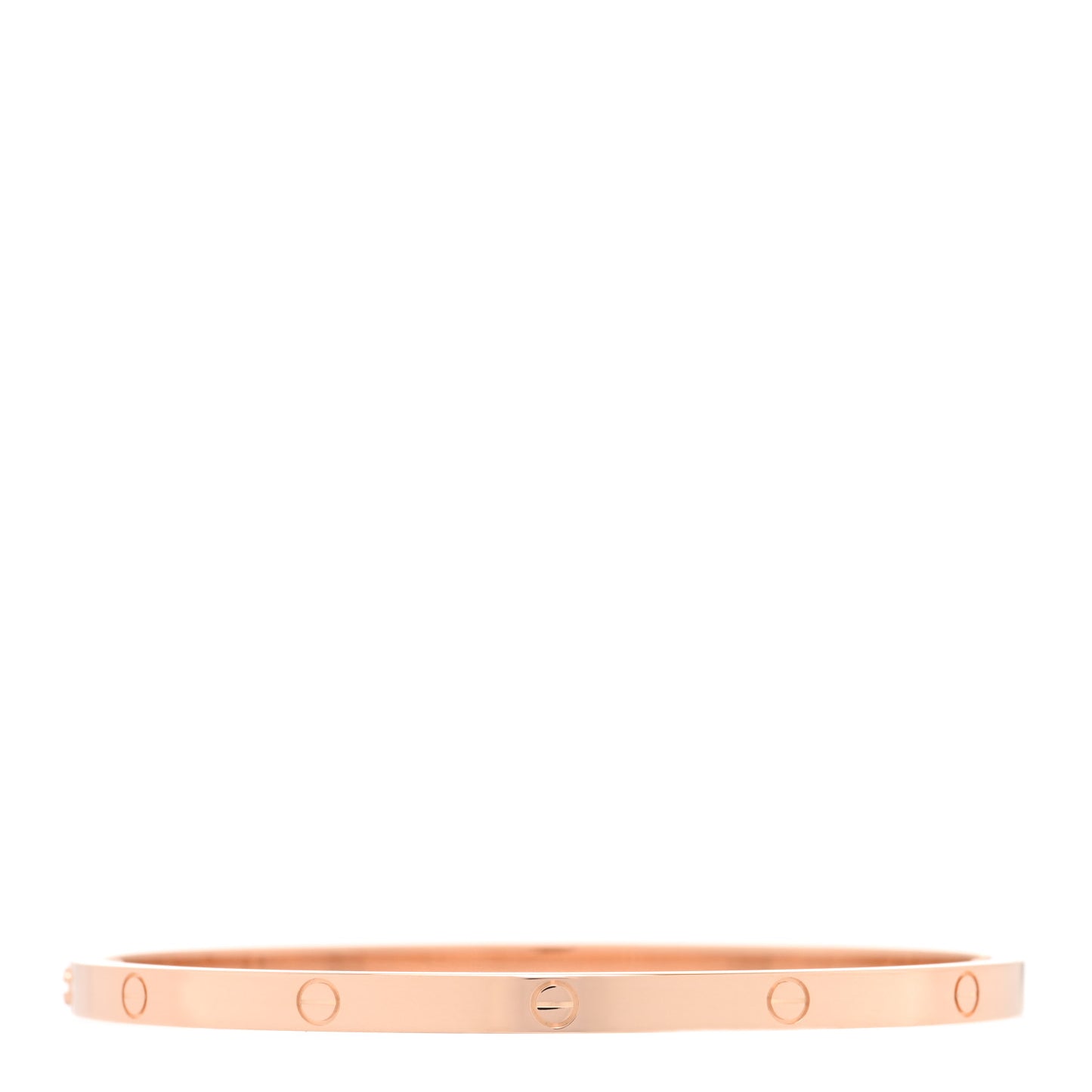 18K Pink Gold Small LOVE Bracelet 17