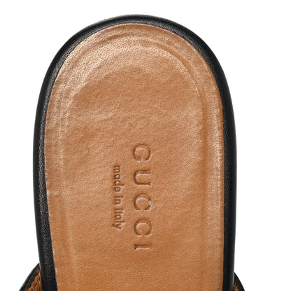 Gucci Calfskin Womens Princetown Slippers 39.5 Black 7 of 9