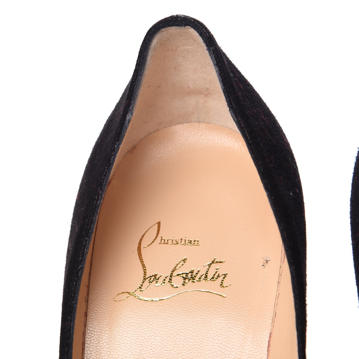 Christian Louboutin Veau Velours Decoltish 100 Pumps 36.5 Black 12 of 16