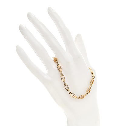 Christian Dior Metal CD Chain Bracelet Gold 2 of 4