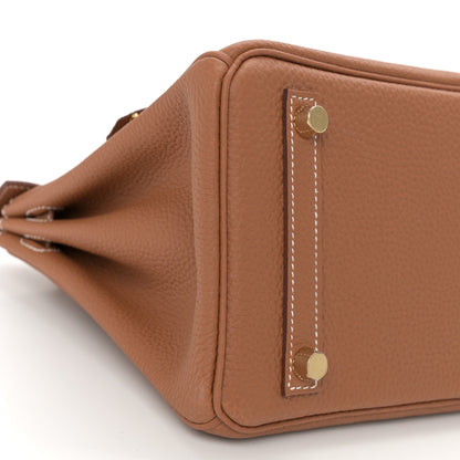 Hermes Togo Birkin 25 Gold 9 of 13