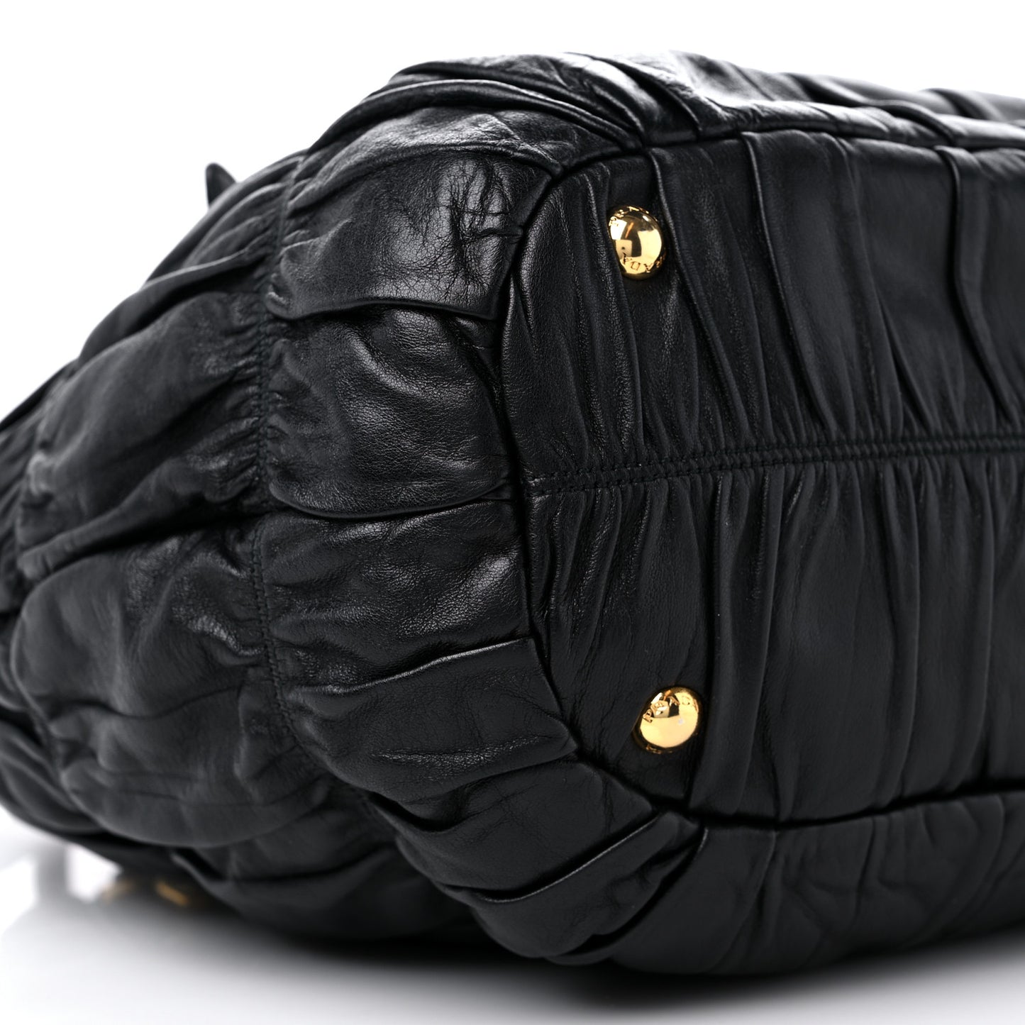 Nappa Gaufre Tote Black