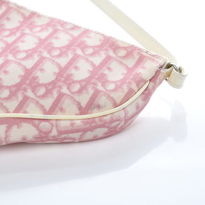 Christian Dior Monogram Mini Saddle Pochette Pink 8 of 9