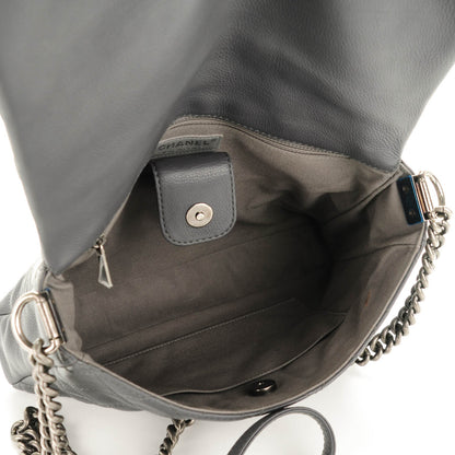 Chanel Calfskin Quilted Couture Messenger Grey 5 of 7