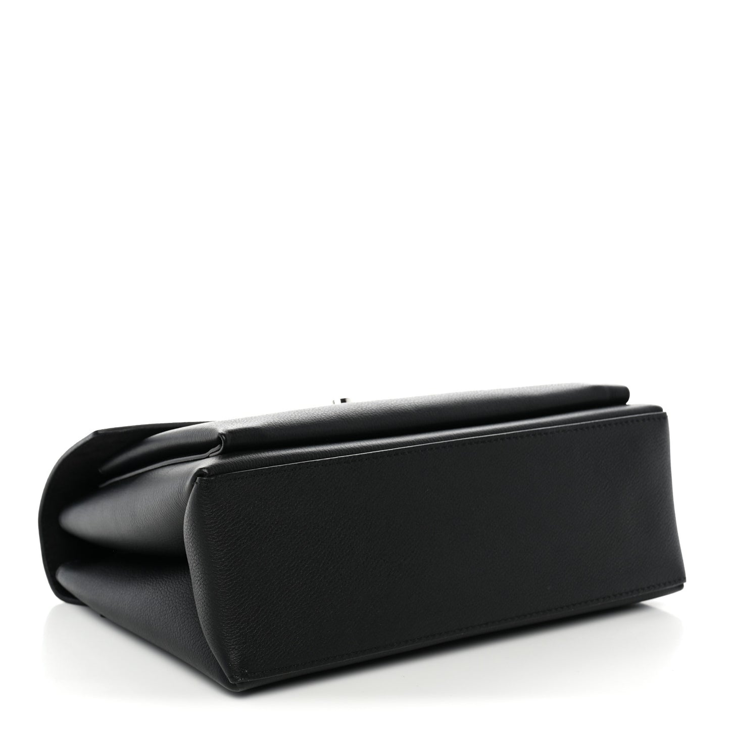 Soft Calfskin My Lockme Top Handle  Black