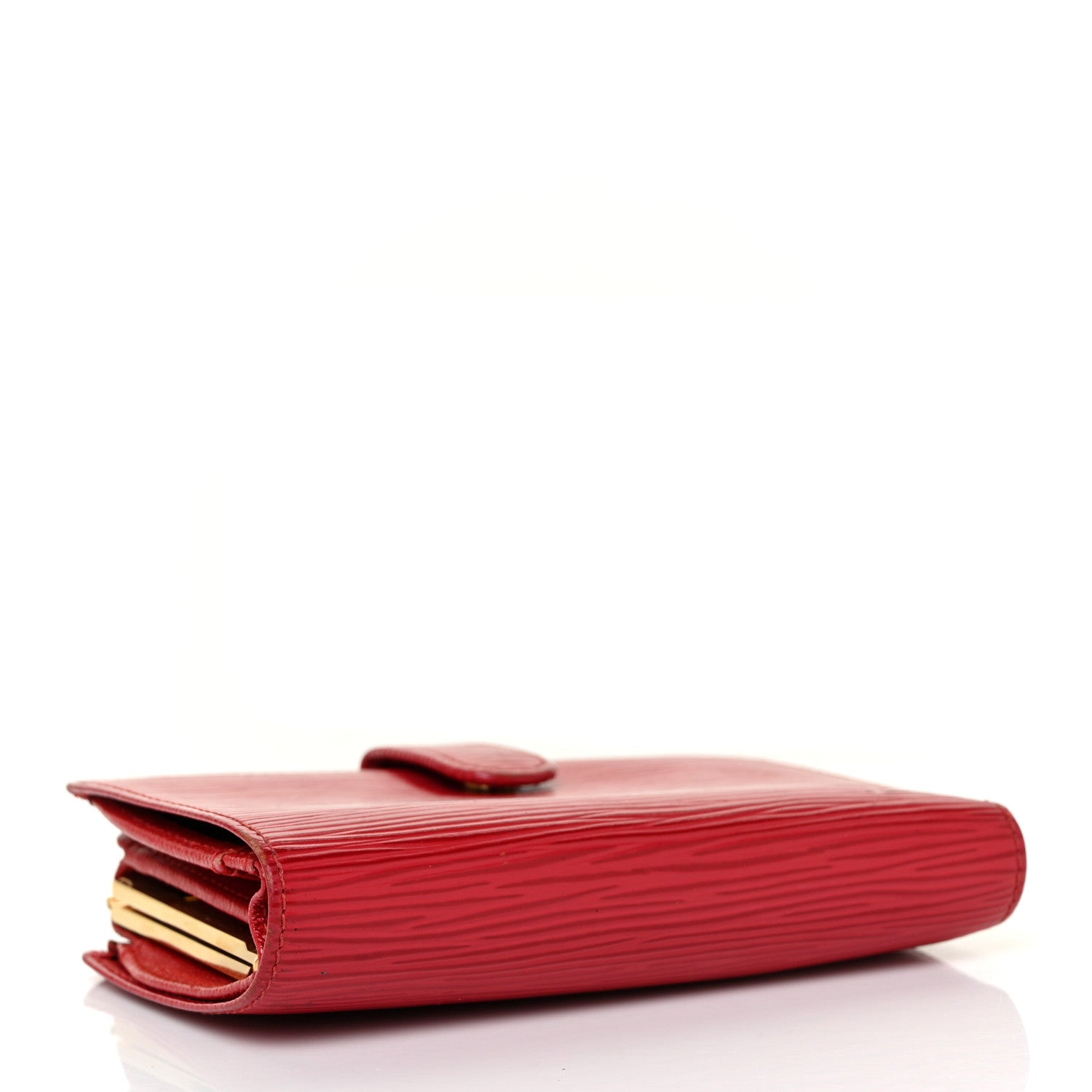 Louis Vuitton Epi French Purse Wallet Castillan Red 4 of 9