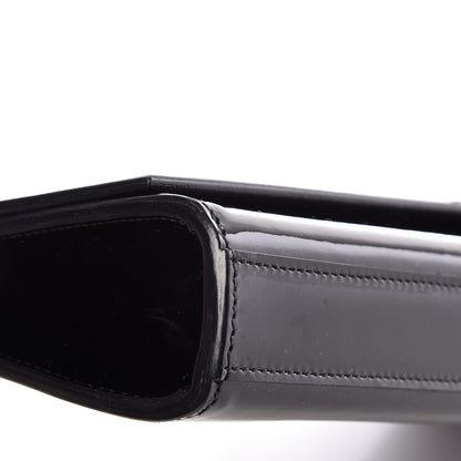 Saint Laurent Patent Classic Monogram Cassandre Clutch Black 13 of 14