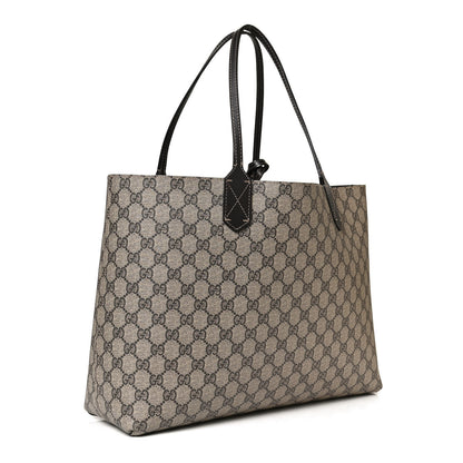 Gucci GG Supreme Monogram Large Reversible Tote Beige Black 5 of 21