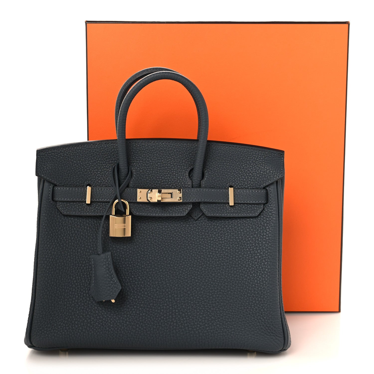 Hermes Togo Birkin 25 Gris Misty 12 of 12