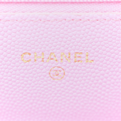 Chanel Caviar Quilted Wallet On Chain WOC Pink 6 of 15