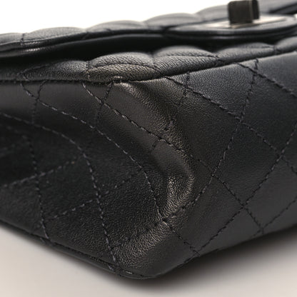 Chanel Metallic Sheepskin Quilted 2.55 Reissue Mini Flap Black 8 of 10