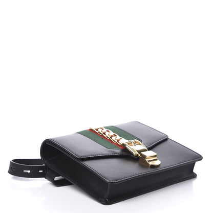 Gucci Calfskin Sylvie Belt Bag 95 34 Black 4 of 8