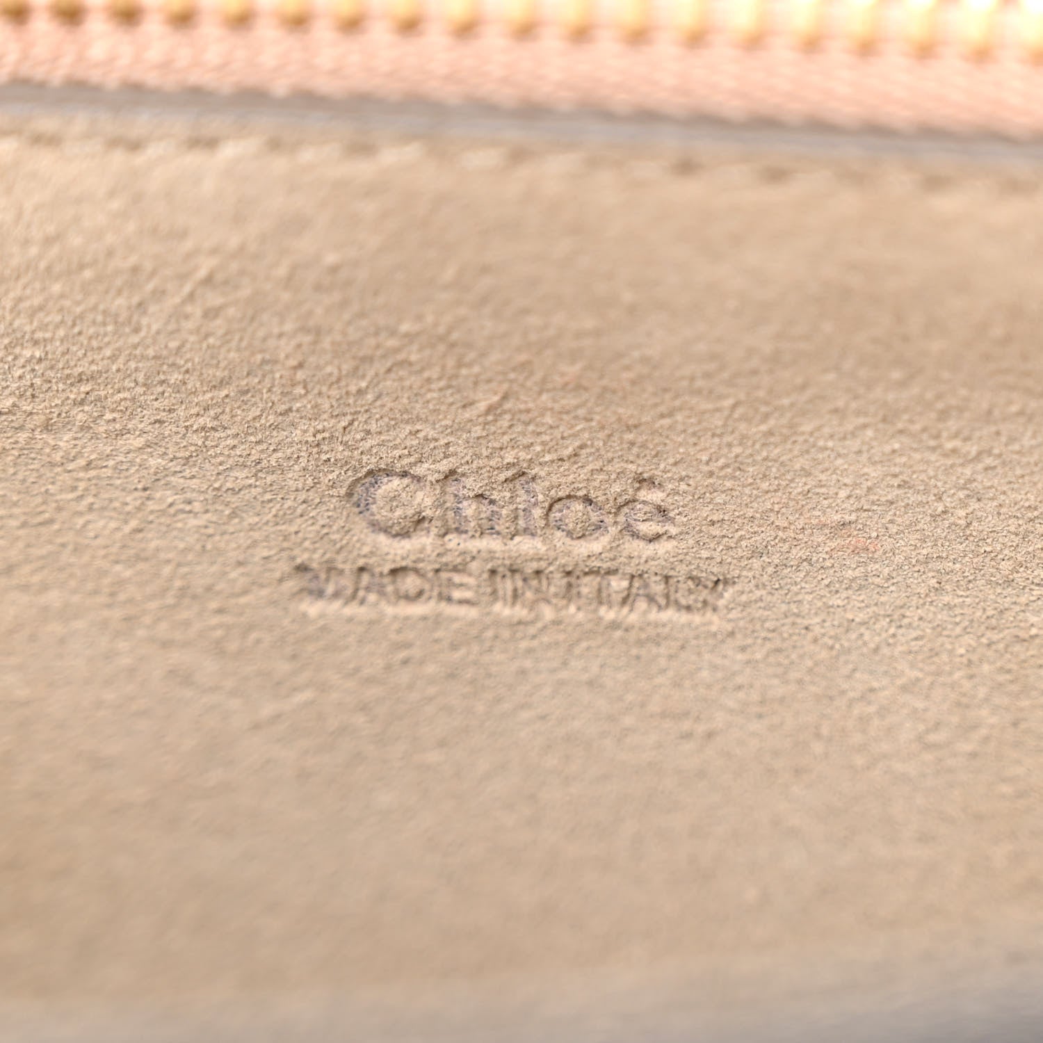 Chloe Suede Calfskin Medium Faye Shoulder Bag Tobacco 7 of 14