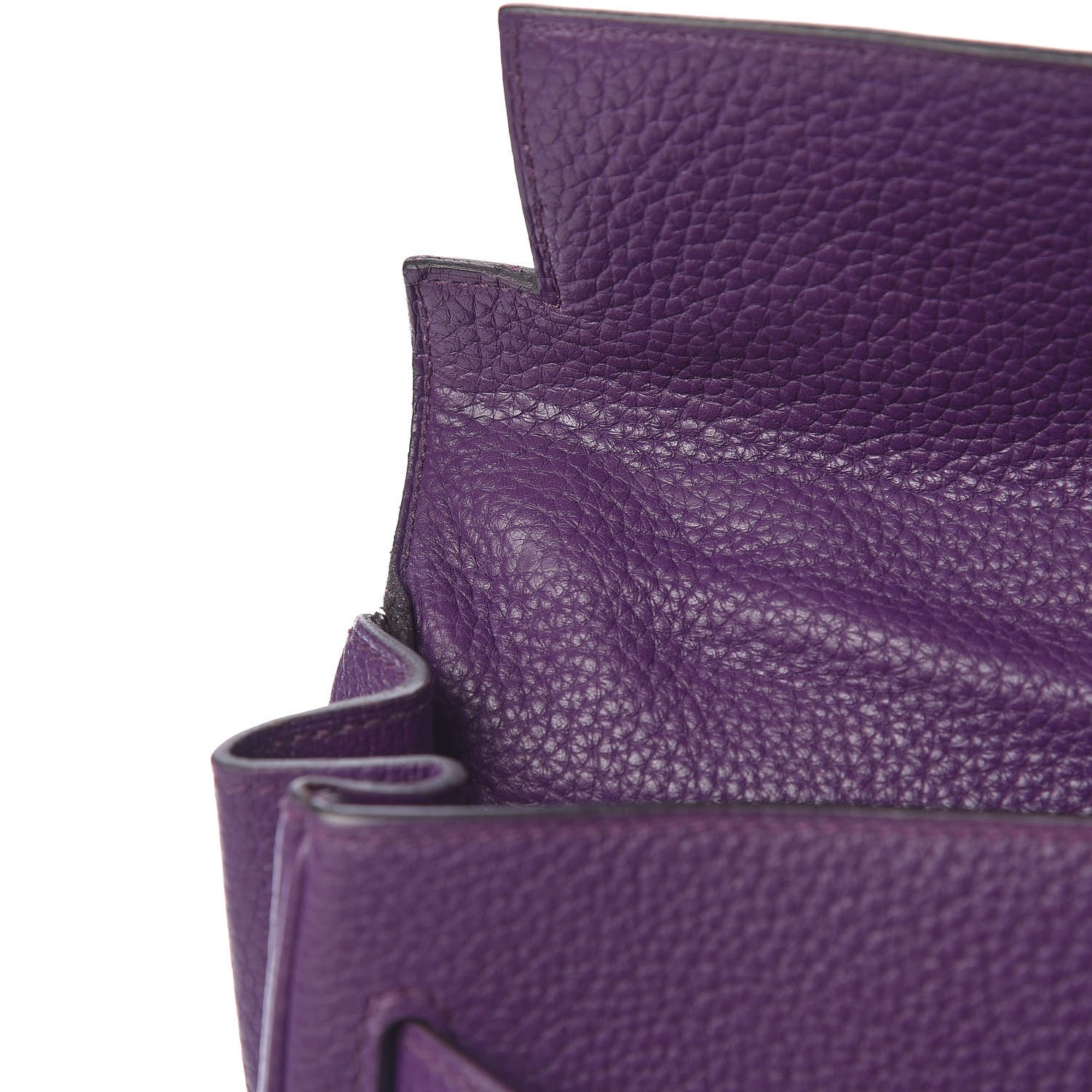 Hermes Taurillon Clemence Kelly Retourne 32 Ultraviolet 9 of 15