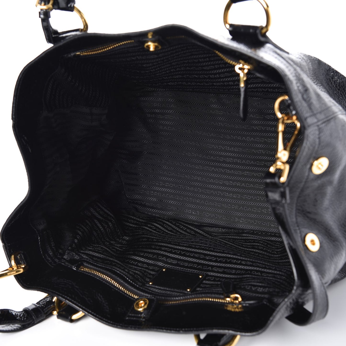 Vernice Naplak Zipper Bowler Tote Black