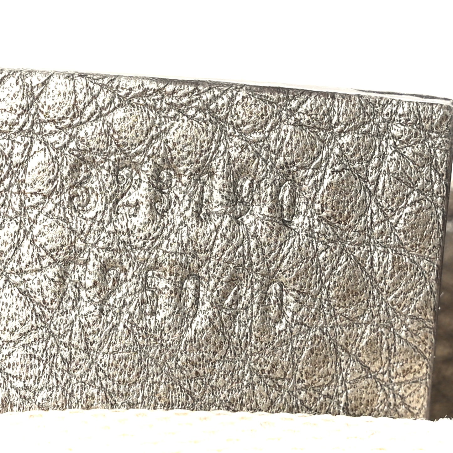 Metallic Pebbled Calfskin Small Soho Flap Crossbody Sasso