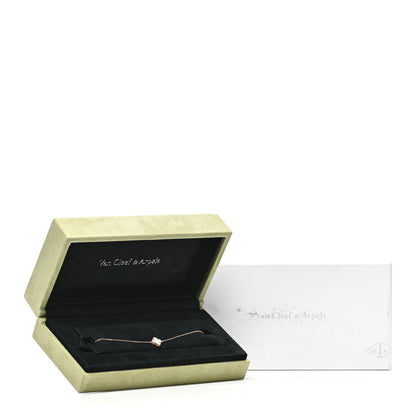 Van Cleef & Arpels 18K Yellow Gold Mother of Pearl Sweet Alhambra Bracelet 6 of 6