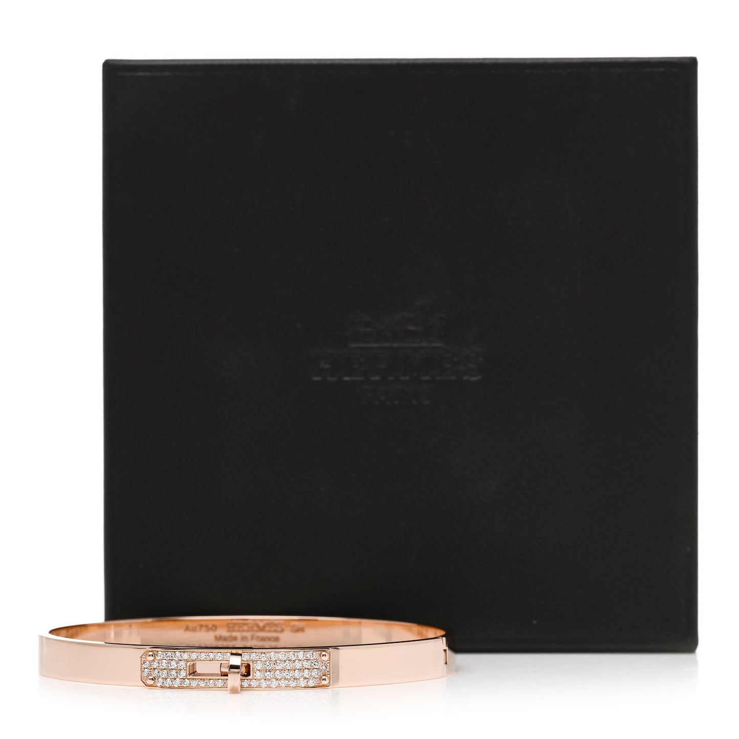 18K Rose Gold Diamond PM Kelly Pave Bracelet SH