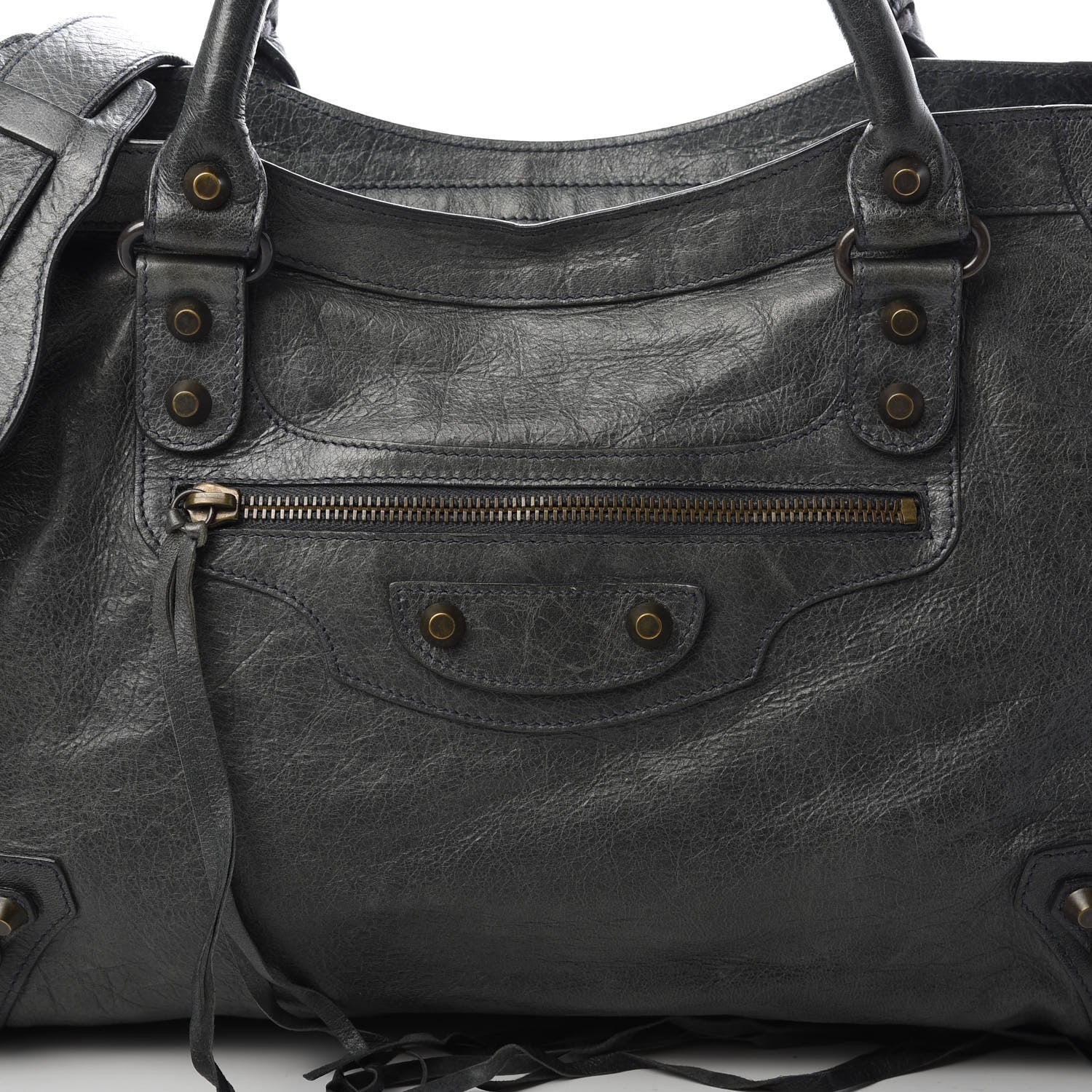 Balenciaga Agneau Classic Hardware City Anthracite 8 of 14