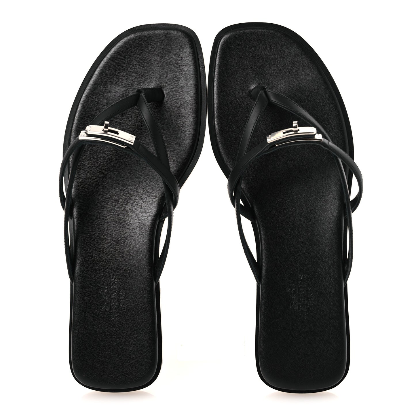 Calfskin Miss Sandals 37.5 Black