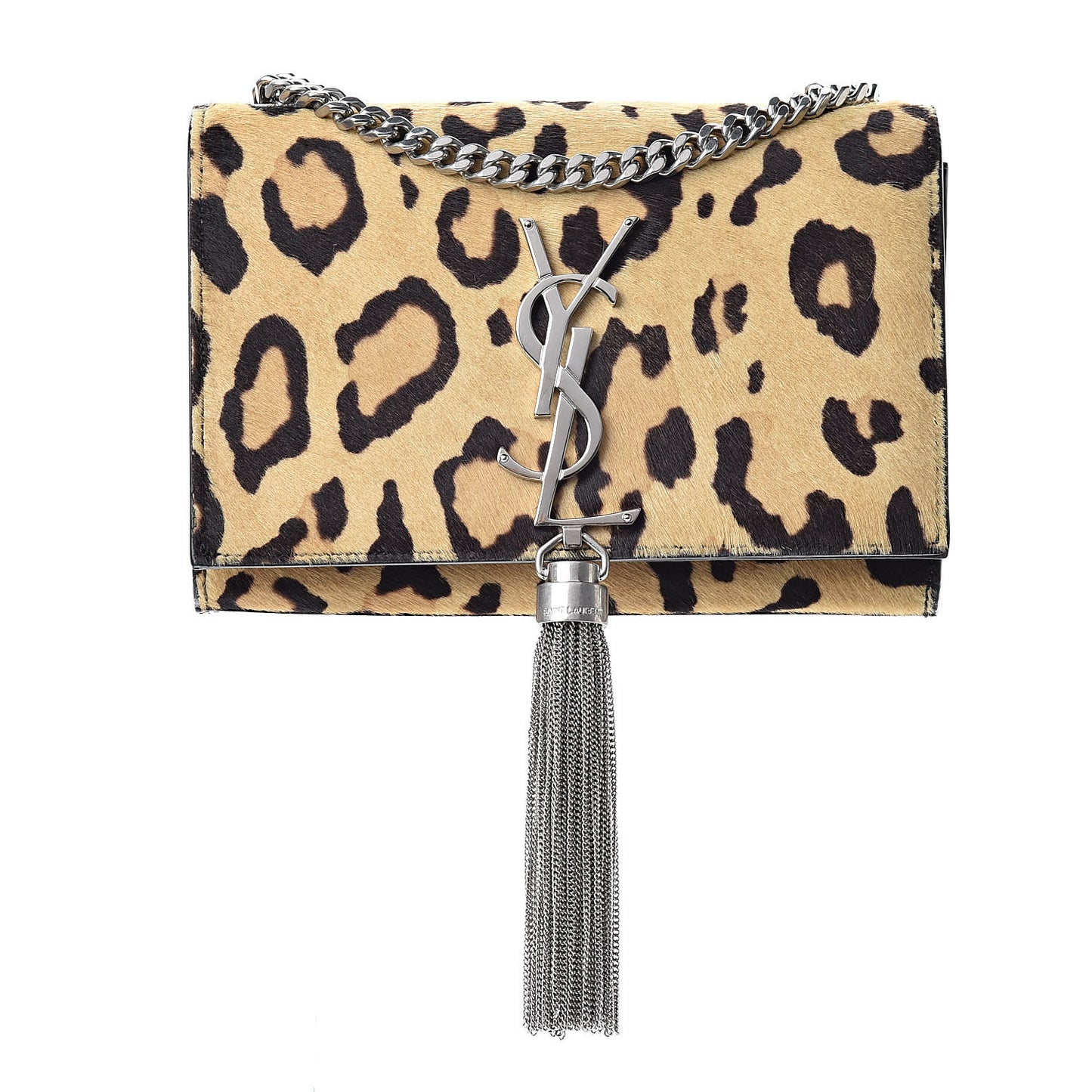 Pony Hair Calfskin Small Classic Monogram Kate Tassel Satchel