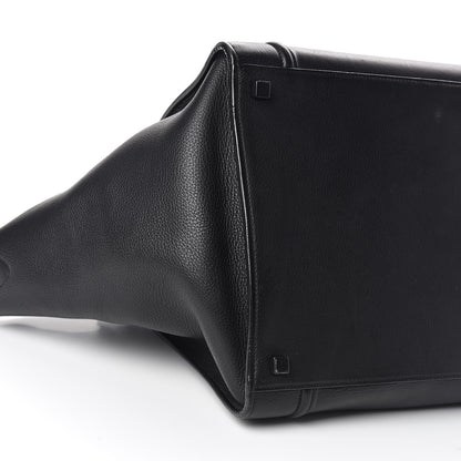 Celine Supple Calfskin Medium Phantom Luggage Black 10 of 12