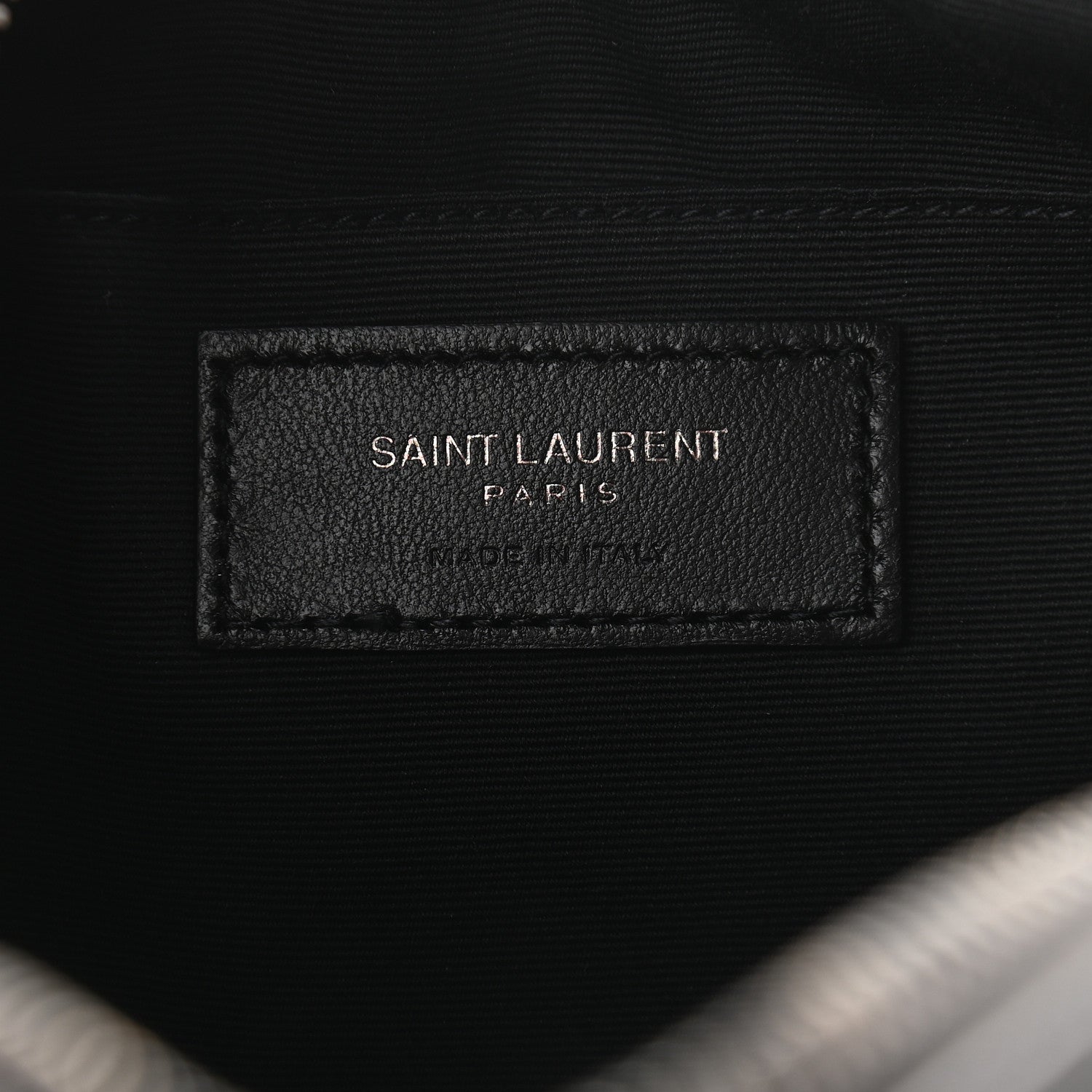 Saint Laurent Calfskin Matelasse Monogram Lou Camera Bag Asphalt 6 of 8