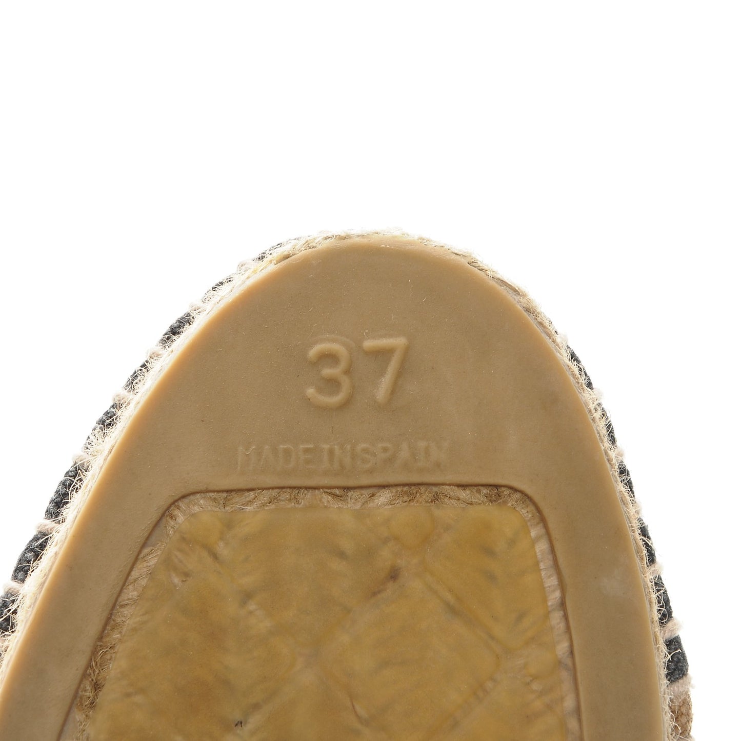 Canvas CC Espadrilles 37 Beige Black