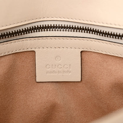 Gucci Calfskin Matelasse Small GG Marmont Shoulder Bag White 6 of 10