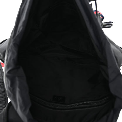 Gucci Techno Canvas Web Double Buckle Backpack Black 4 of 9