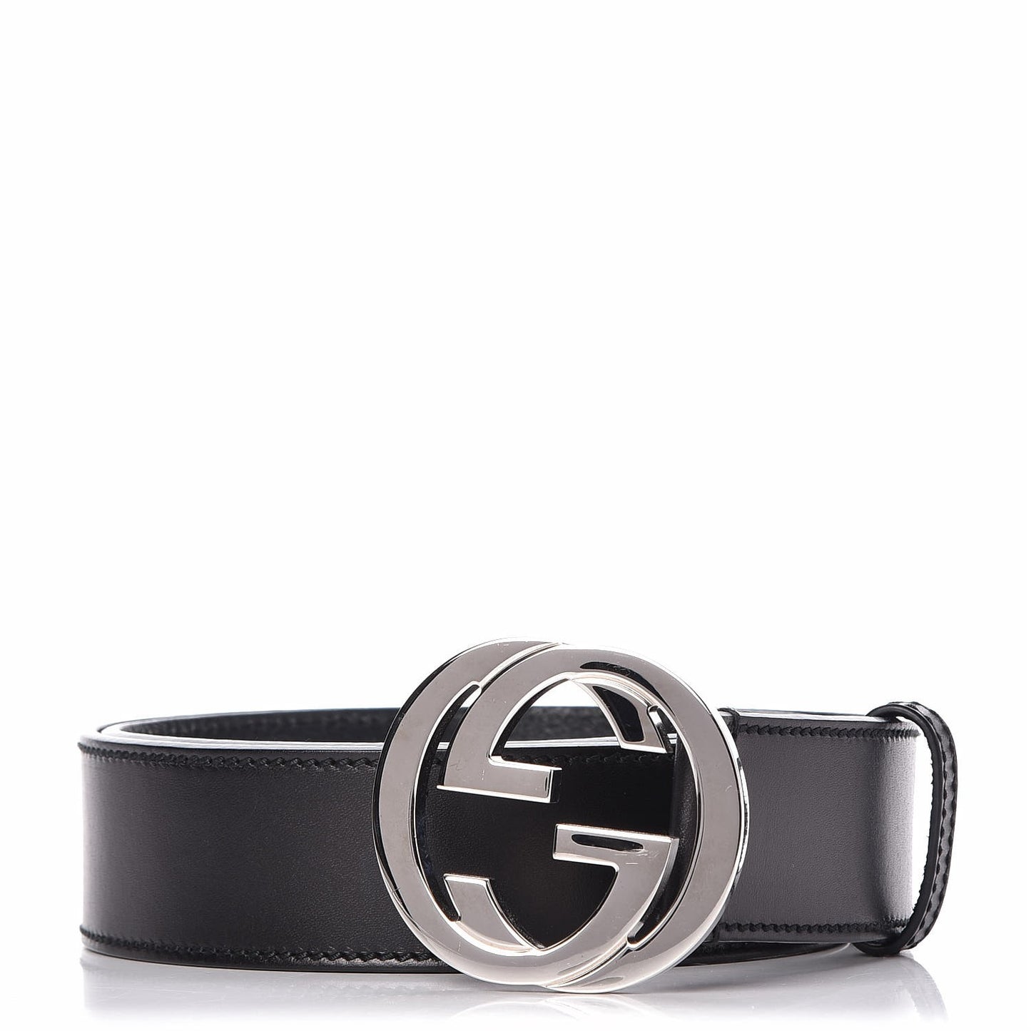 Calfskin Interlocking G 40mm Belt 85 34 Black
