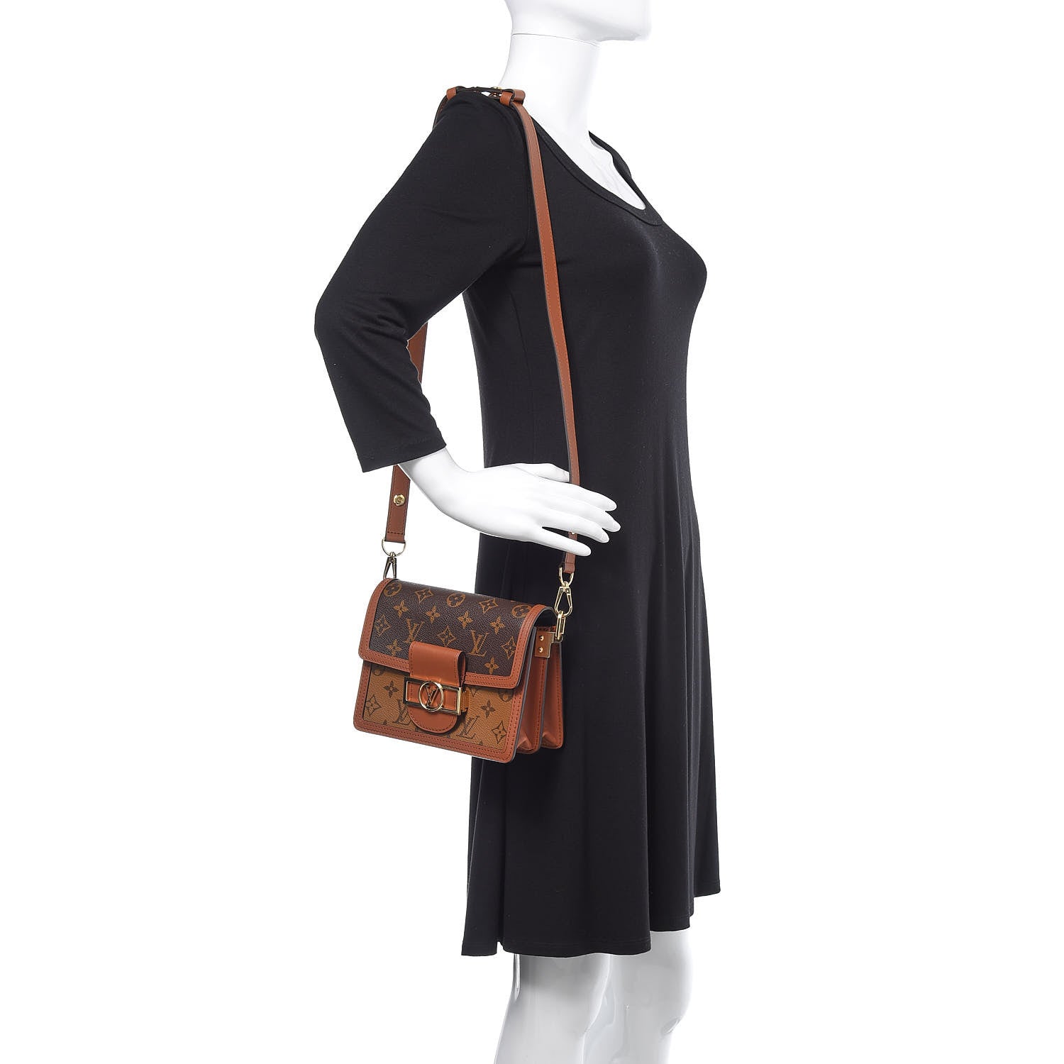 Louis Vuitton Reverse Monogram Dauphine Mini 2 of 10