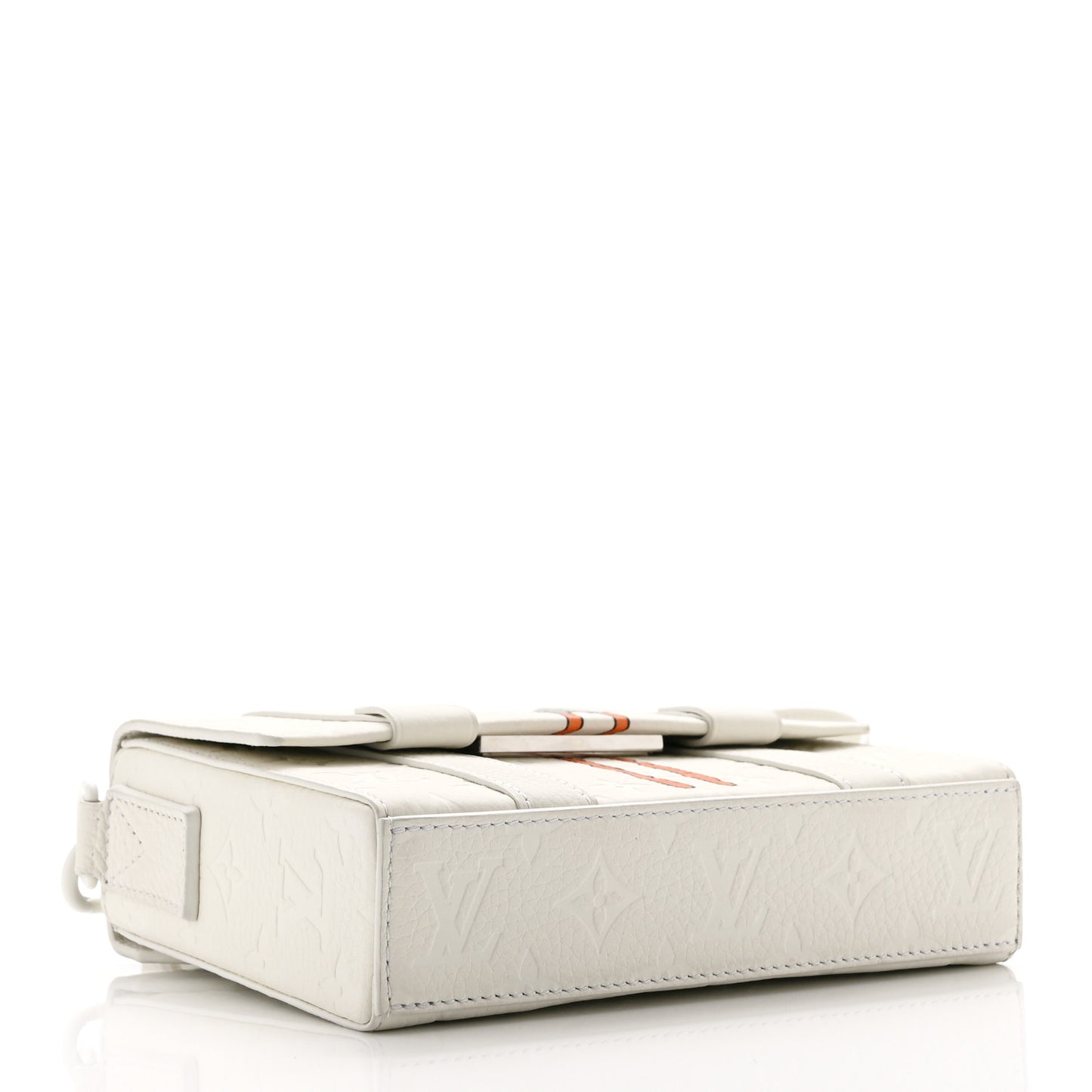 Taurillon Monogram LV Friends Soft Trunk Messenger White