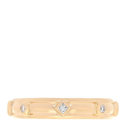 David Yurman 18K Yellow Gold Diamond Modern Renaissance Band Ring 53 6.25 3 of 4